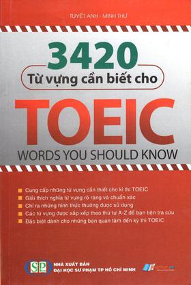 3420 kể từ vựng toeic căn bản