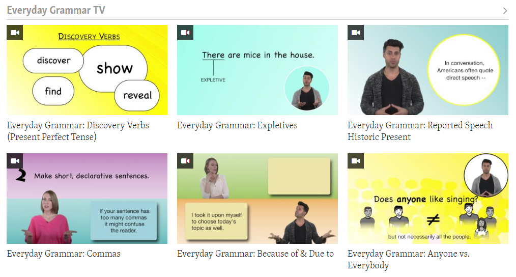 VOA Everyday Grammar TV: 