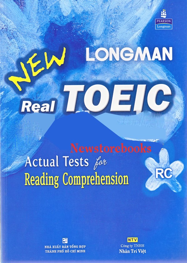 Sách New Real Longman TOEIC Actual Tests for Reading Comprehension-anhngumshoa