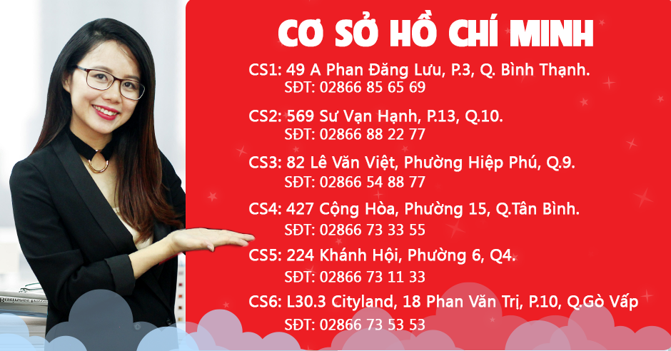 Hệ thống cơ sở Ms Hoa TOEIC Hồ Chí Minh