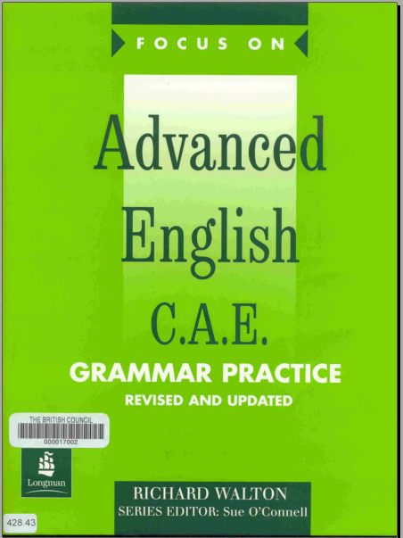 sách ngữ pháp TOEIC - Advanced English C A E Grammar Practice 2 