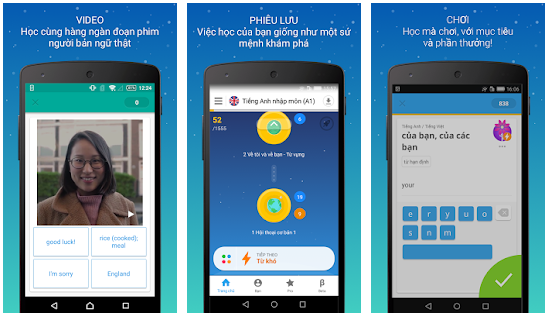 phần mềm học tiếng anh memrise