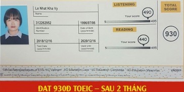 Khả Vy – Sự nghiệp rộng mở sau khi tốt nghiệp với 930đ TOEIC