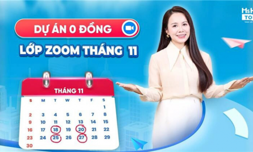 Lớp Zoom Miễn Phí Ms Hoa TOEIC: Bứt Phá Listening 0Đ Tháng 11 Cùng Chuyên Gia
