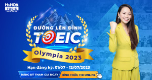 KHỞI ĐỘNG CUỘC THI TOEIC OLYMPIA 2023 VỚI TỔNG GIẢI THƯỞNG LÊN ĐẾN 50 TRIỆU ĐỒNG