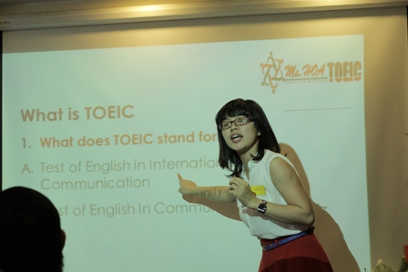 Hình ảnh buổi Workshop: How to get a high score in TOEIC