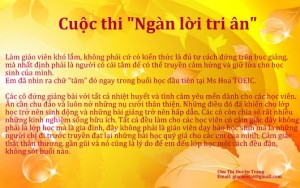  [Ngàn lời tri ân 2013] Chữ 