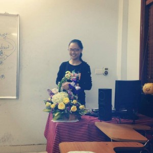 Ms Hương Liên thông minh, xinh đẹp đã giúp mình củng cố vốn tiếng Anh để tự tin trong cuộc sống...
