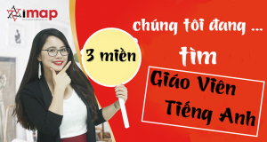 Công ty IMAP Tuyển Dụng - Giáo Viên lương khủng UPTO2000$