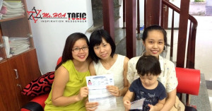 840 TOEIC của cô nàng 