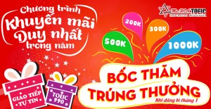 Siêu hot - Chương trình khuyến mại duy nhất trong năm của Ms Hoa TOEIC