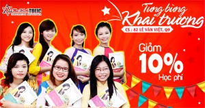 Thi thử TOEIC miễn phí RINH QUÀ NHƯ Ý - Khai trương cơ sở 3 Lê Văn Việt Ms Hoa TOEIC HCM