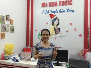 Xuân Hồng - học viên B121 đạt 825 TOEIC