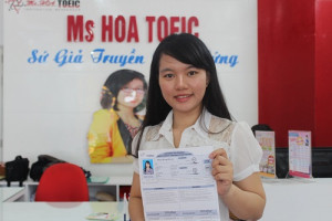 Đạt được 850 điểm - Hoàng Hương mang về niềm vui cho Ms Hoa