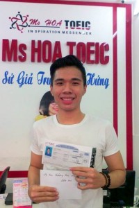 Huỳnh Trung Nghĩa với 870 TOEIC với B198- 