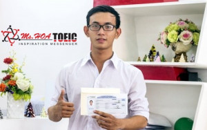 Nỗ lực phi thường của chàng sinh viên năm cuối Lê Nguyễn Hoài Trung 890 TOEIC. 