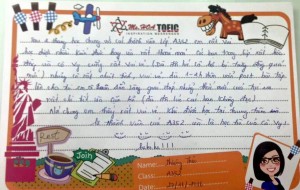 “Cảm ơn Ms Hoa TOEIC- Đây là nơi mình bắt đầu muốn học Tiếng Anh, và cũng chính là nơi mình lấy lại niềm tin vào chính mình khi học Tiếng Anh”