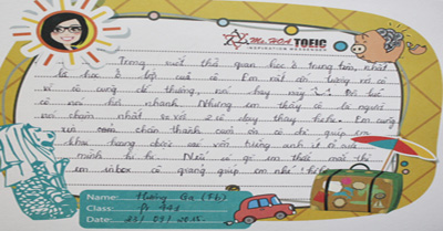 Lớp học đã tạo cho em một điều đặc biệt “Em học Tiếng Anh từ chính sự yêu thích”