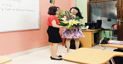 “Trước khi học ở Ms Hoa TOEIC mình đã rất ghét môn Tiếng Anh nhưng sau vài tháng em thấy có hứng thú học Tiếng anh hơn