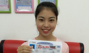 Tin vào bản thân mình giúp Mai Thúy Hằng chinh phục thành công 820 TOEIC.