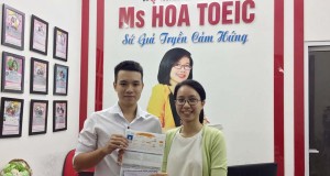 Chàng trai mất gốc Tiếng Anh dành 825 TOEIC sau quá trình học COMBO 3 khóa tại trung tâm