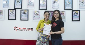 Nguyễn Thị Ánh Tuyết tăng 265 điểm khóa TOEIC A tại trung tâm