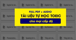 TẤT TẦN TẬT TÀI LIỆU TỰ HỌC TOEIC CHO MỌI CẤP ĐỘ [FULL PDF + AUDIO]