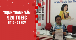 Chăm chỉ là bí quyết chinh phục 920 TOEIC của Thanh Vân