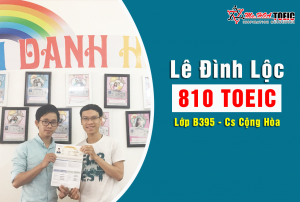 Chìa khoá vàng 810 TOEIC mở rộng cánh cửa nghề nghiệp tại Bệnh viện Quân Y 175 với Lê Đình Lộc 