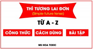 Thì tương lai đơn (Simple future tense ) - Tổng hợp đầy đủ từ A - Z