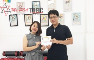 870 điểm, chỉ với hai tháng luyện thi TOEIC của Phan Lê Công Đức