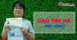 Hành trình chinh phục 900 TOEIC  của nữ sinh Thăng Long