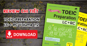 Trọn bộ TOEIC Preparation LC + RC Volume 1, 2 {PDF + Audio}