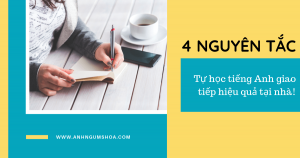 Nguyên tắc tự học tiếng anh giao tiếp hàng ngày thành thạo 