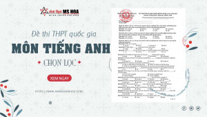 Đề thi THPT quốc gia môn tiếng Anh chọn lọc hay nhất