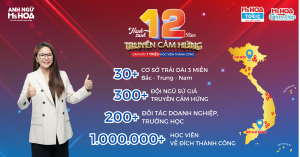 Mừng sinh nhật Anh ngữ Ms Hoa - Hành trình 12 năm truyền cảm hứng