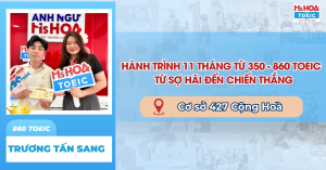 Hành Trình Tăng TOEIC Từ 350 Lên 860 Trong 11 Tháng - Bí Quyết Tự Học & Lộ Trình Cụ Thể