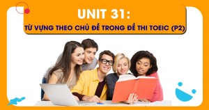 Unit 31: Từ vựng theo chủ đề trong đề thi TOEIC (tiếp)