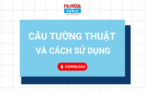 Học Nhanh 3 Dạng Cấu Trúc Câu Tường Thuật Và Cách Sử Dụng