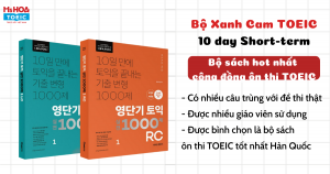 Bộ Xanh Cam TOEIC đã luyện thi là phải có