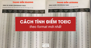 Thang điểm TOEIC - Cách tính điểm TOEIC format mới 2024 chuẩn nhất