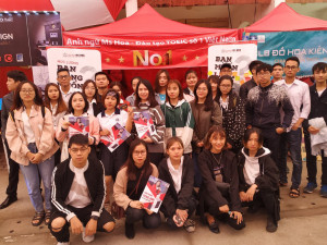 Anh Ngữ Ms Hoa đồng hành cùng sự kiện Chào tân sinh viên 2019 - đại học Kiến Trúc