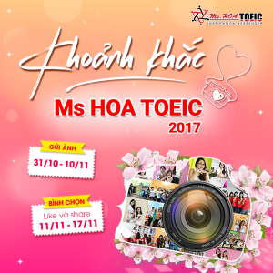 CUỘC THI ẢNH ANH NGỮ MS HOA 2017