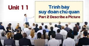 Unit 11: Trình bày suy đoán chủ quan - Part 2 Describe a Picture 