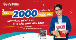 Tặng 2000 cuốn sách tiếng Anh miễn phí cho tân sinh viên 2020