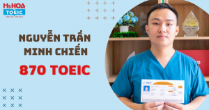 Kinh nghiệm chinh phục 870 TOEIC từ một người điếc tiếng Anh