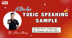 Chuỗi bài giảng 'TOEIC Speaking sample'