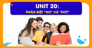 Unit 20: Phân biệt NO và NOT