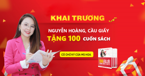 100 cuốn sách TOEIC Free nhân dịp khai trương cơ sở Nguyễn Hoàng, Mỹ Đình, Hà Nội