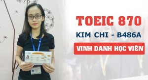 Học từ vựng qua textboook, bác sĩ tương lại bứt phá 870 TOEIC